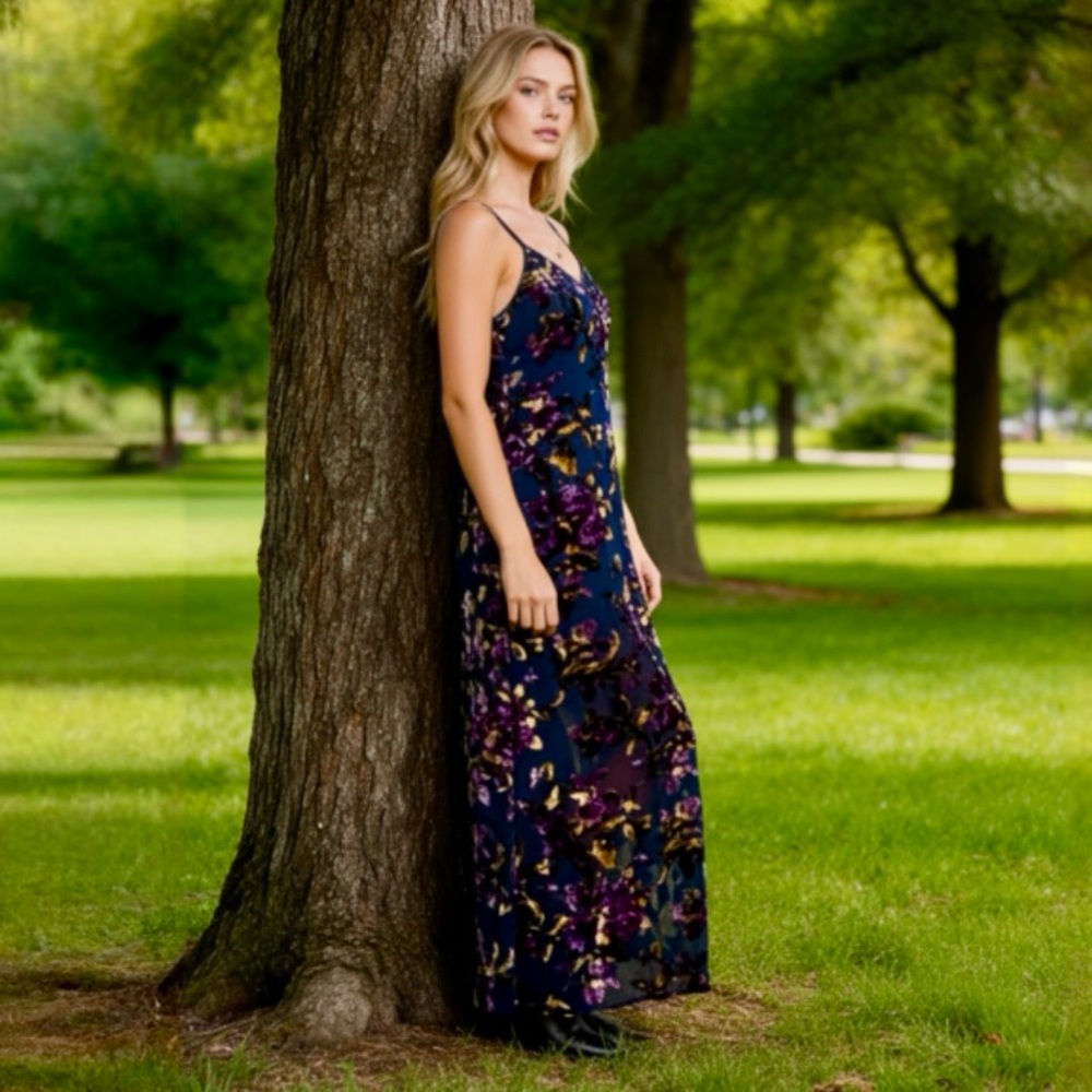 Raga Viola Velvet Sleeveless Maxi Dress - Picture 4 of 9